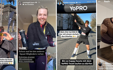 Timm Stammberger Joyce Hübner Christian Krömer Fynn Lukas Kunz YoPR - Foto: Studio71, presseportal.de