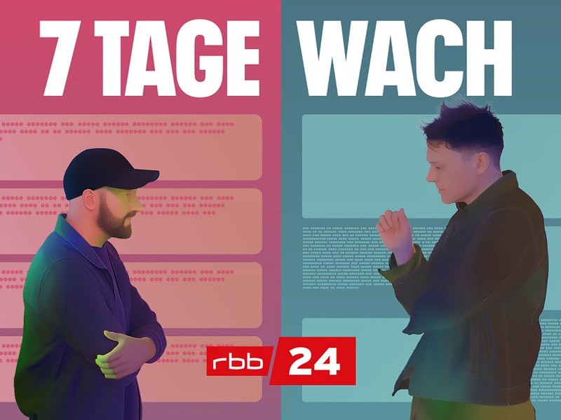 Neuer News-Podcast von rbb24 Inforadio: 7 Tage wach - die Woche mit Schrag und Schröder - Foto: presseportal.de