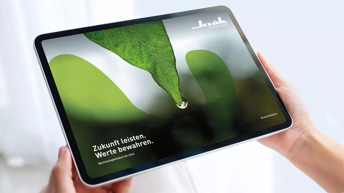 Nachhaltigkeitsbericht 2024 / Klüh treibt nachhaltiges Wachstum durch digitale Kompetenz voran - Bild: presseportal.de