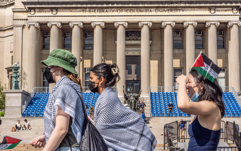 An der Columbia University in New York gab es propalästinensische Proteste. (Archivbild) - Foto: Carlos Chiossone/Zuma Press/dpa An der Columbia University in New York gab es propalästinensische Proteste. (Archivbild) - Foto: Carlos Chiossone/Zuma Press/dpa