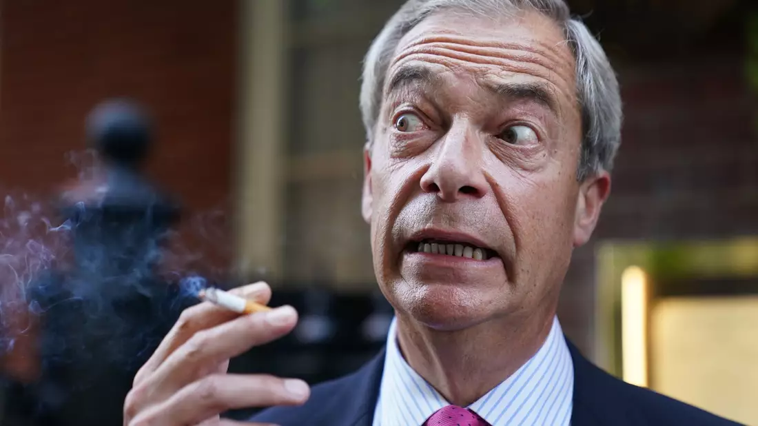 Sollte Nigel Farages Partei Reform UK bei den Kommunalwahlen in England wie erwartet gut abschneiden, dürften ihre Chancen steigen, auch bei der nächsten Parlamentswahl mehr Mandate zu gewinnen. (Archivfoto) - Bild: Stefan Rousseau/PA Wire/dpa