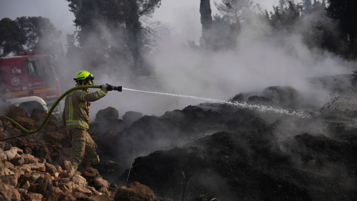Seit Mittwoch toben in der Gegend um Jerusalem schwere Waldbrände.  - Foto: Ohad Zwigenberg/AP/dpa