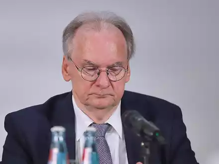 Reiner Haseloff am 30.04.2025 - Foto: über dts Nachrichtenagentur