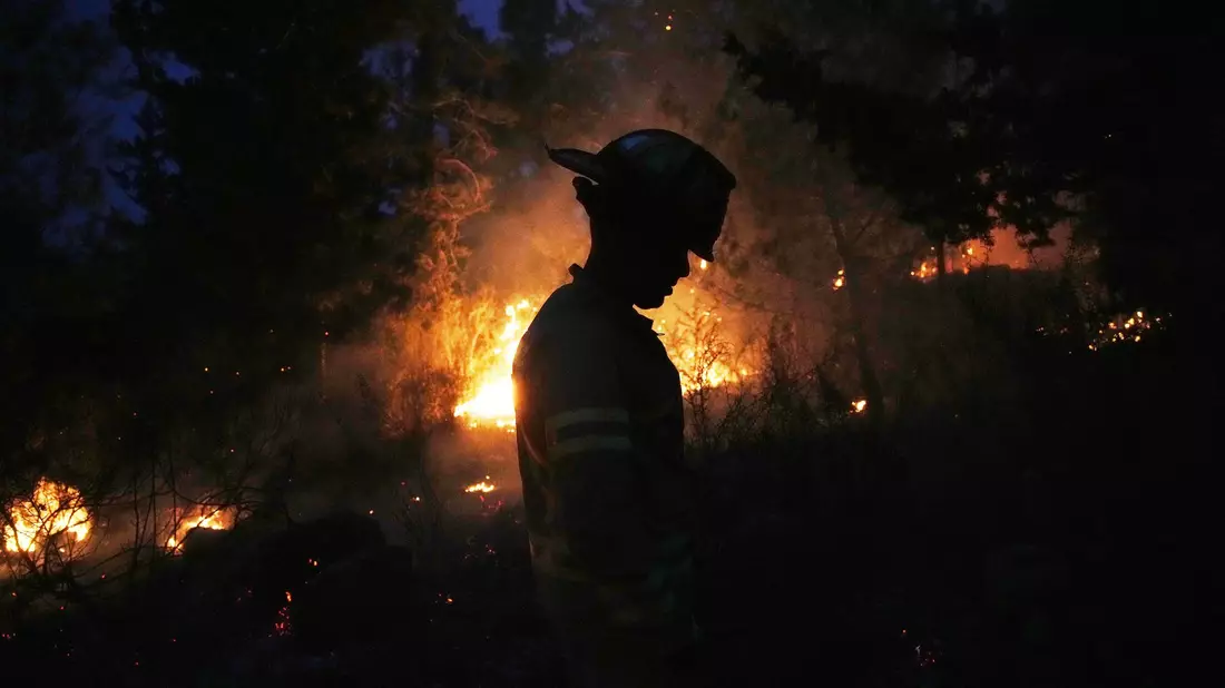 Waldbrände bei Jerusalem.  - Bild: Ohad Zwigenberg/AP/dpa