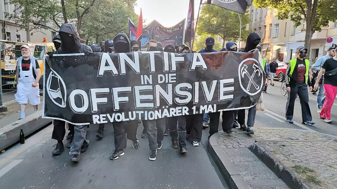 Revolutionäre 1.-Mai-Demo am 01.05.2025 - Bild: über dts Nachrichtenagentur
