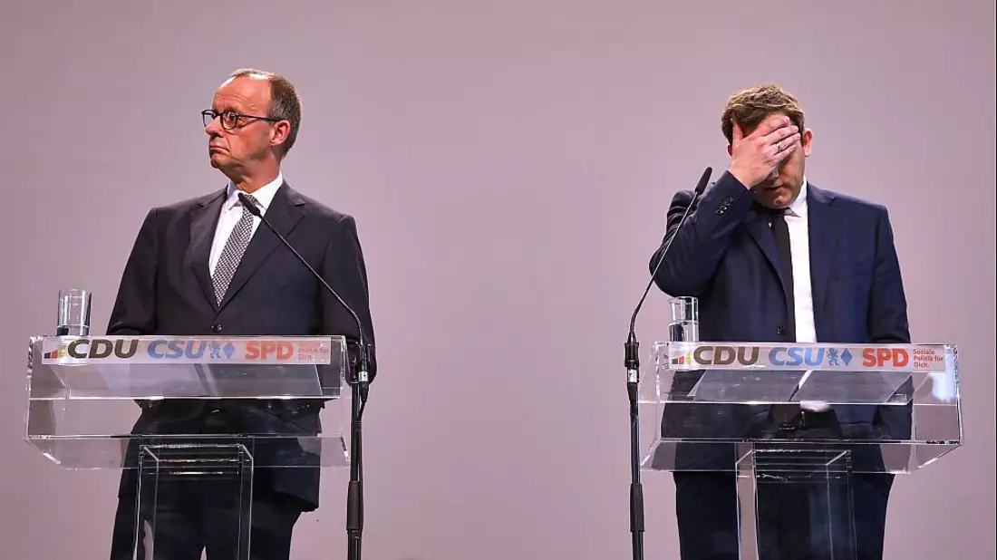 Friedrich Merz, Lars Klingbeil (Archiv) - Bild: über dts Nachrichtenagentur