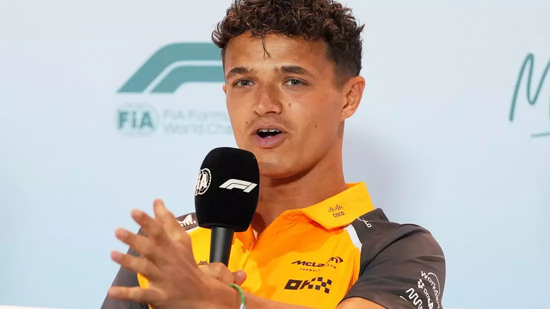 Lando Norris jubelte 2024 über seine Siegpremiere in der Formel 1. - Bild: Rebecca Blackwell/AP/dpa