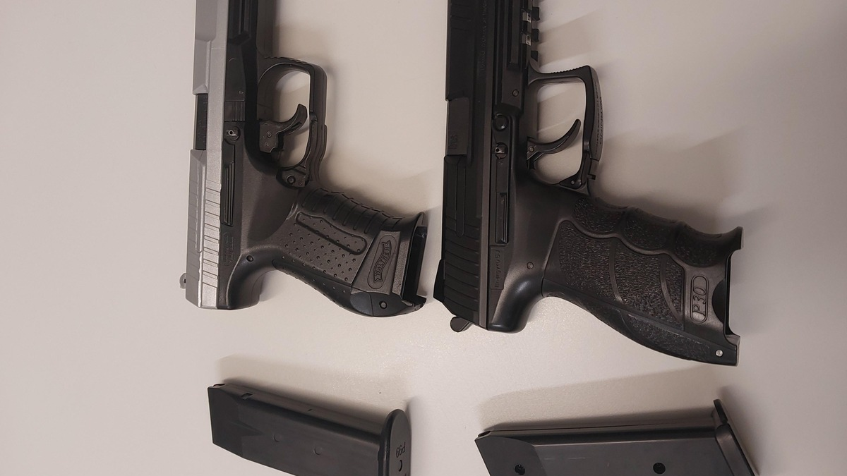BPOL-HB: Mit Softair-Waffen im Zug hantiert - Uelzener Bundespolizei stellt Anscheinswaffen sicher - Foto: presseportal.de
