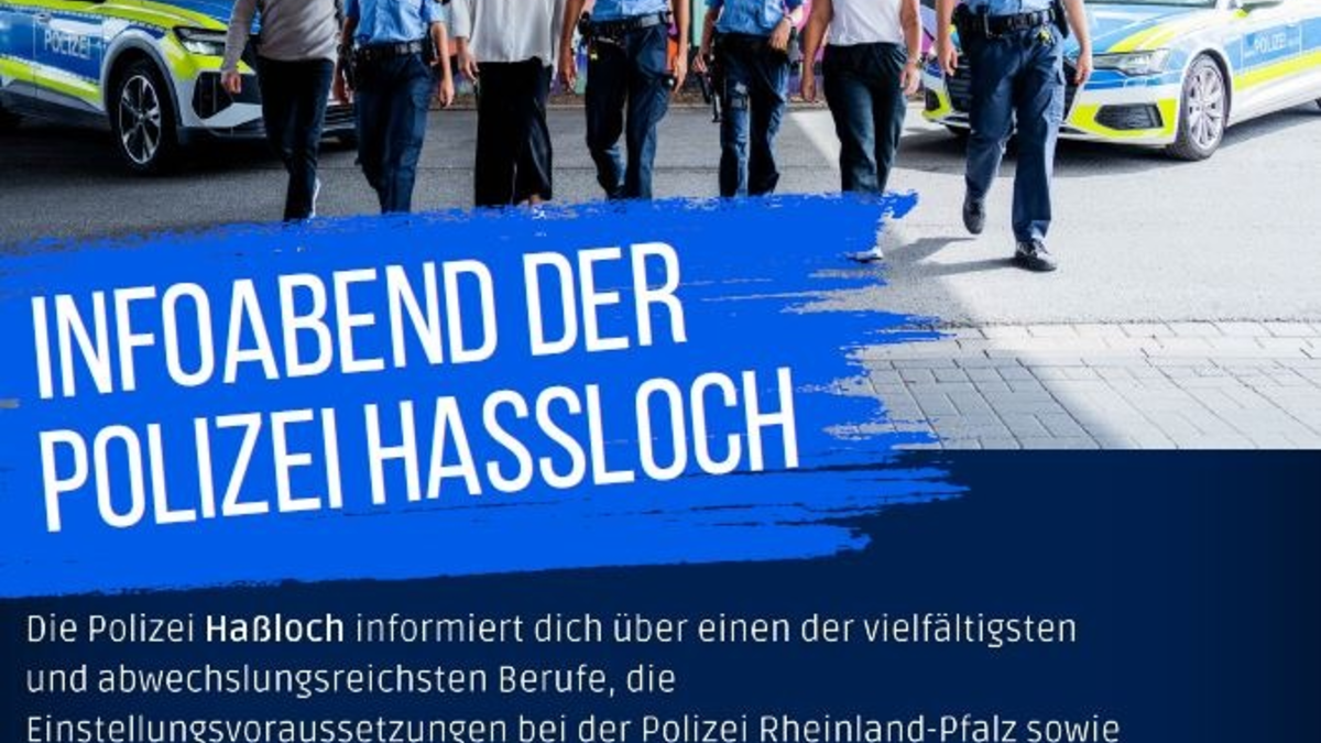 POL-PDNW: Berufsinfoabend bei der Polizei Haßloch - Foto: presseportal.de
