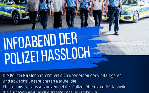 POL-PDNW: Berufsinfoabend bei der Polizei Haßloch - Foto: presseportal.de