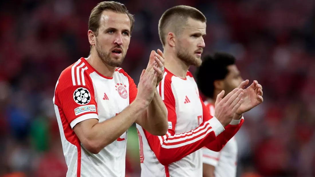 Harry Kane (l) und Eric Dier (r), der die Bayern am Saisonende verlässt. Die beiden Engländer sehnen sich nach dem ersten Titelgewinn in ihrer Profi-Karriere. - Bild: Matthias Balk/dpa