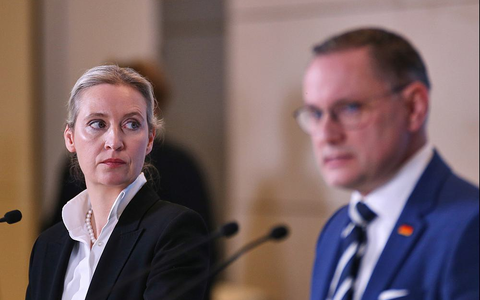 Alice Weidel und Tino Chrupalla (Archiv) - Foto: über dts Nachrichtenagentur