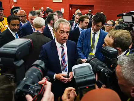 Nigel Farage trieb einst den Brexit voran, den EU-Austritt Großbritanniens. - Foto: Peter Byrne/PA/AP/dpa