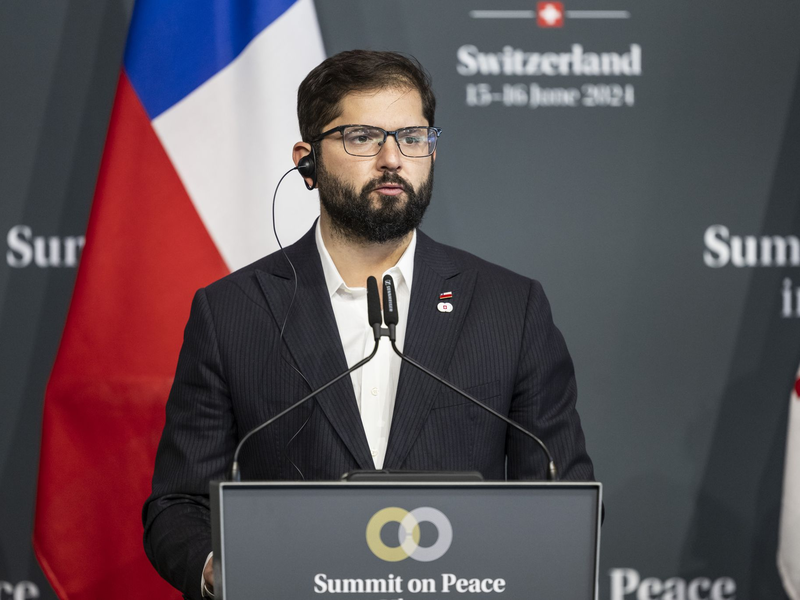 Chiles Präsident Gabriel Boric rief die Menschen auf, Küstengebiete in der betroffenen Region zu verlassen. (Archivbild) - Foto: Alessandro Della Valle/KEYSTONE/EDA/POOL/dpa