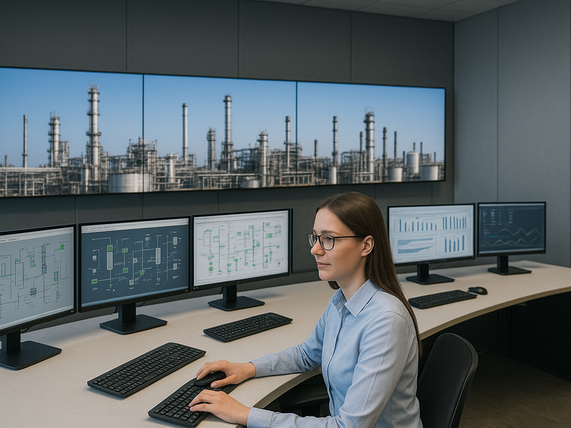 Ein Kontrollraum muss zwingend optimal ausgestattet sein  - Foto: Redaktion (mithilfe von KI kreiert)