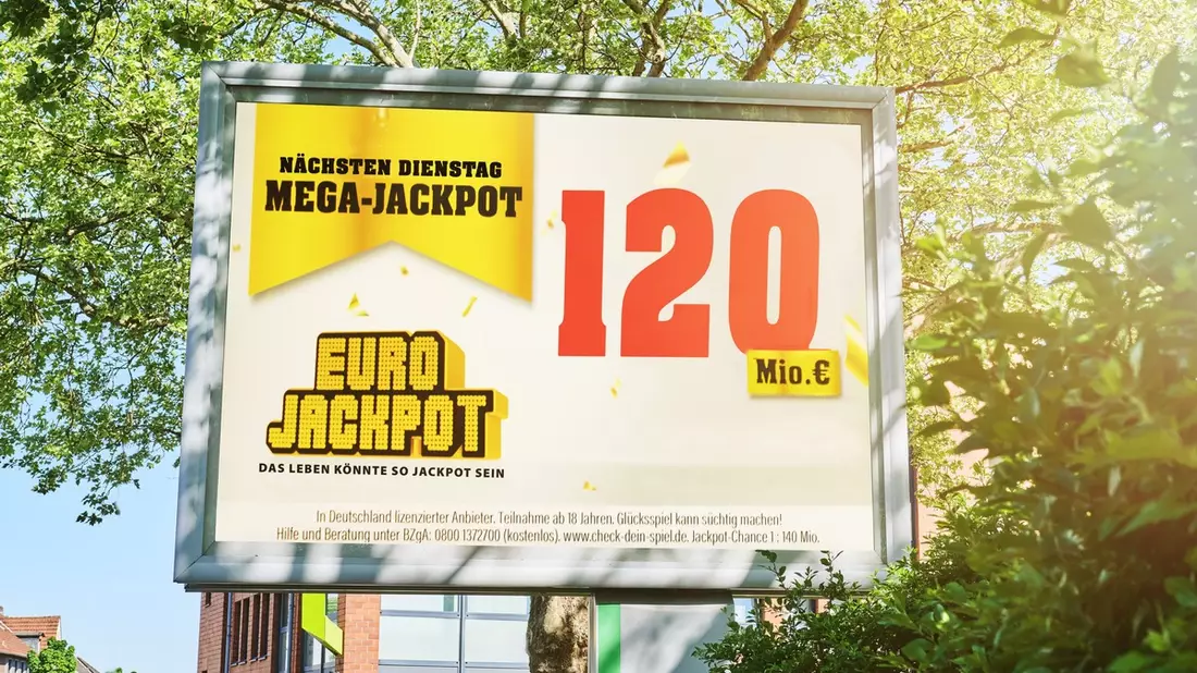 Eurojackpot erreicht die Maximalsumme / 120 Millionen Euro im Mega-Jackpot am Dienstag (6. Mai) - Bild: presseportal.de