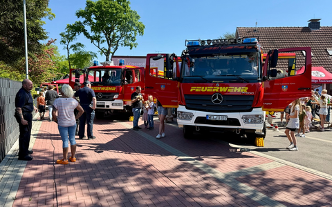 FW Hünxe: Voller Erfolg - Viele Gäste beim Brandschutztag in Drevenack - Foto: presseportal.de
