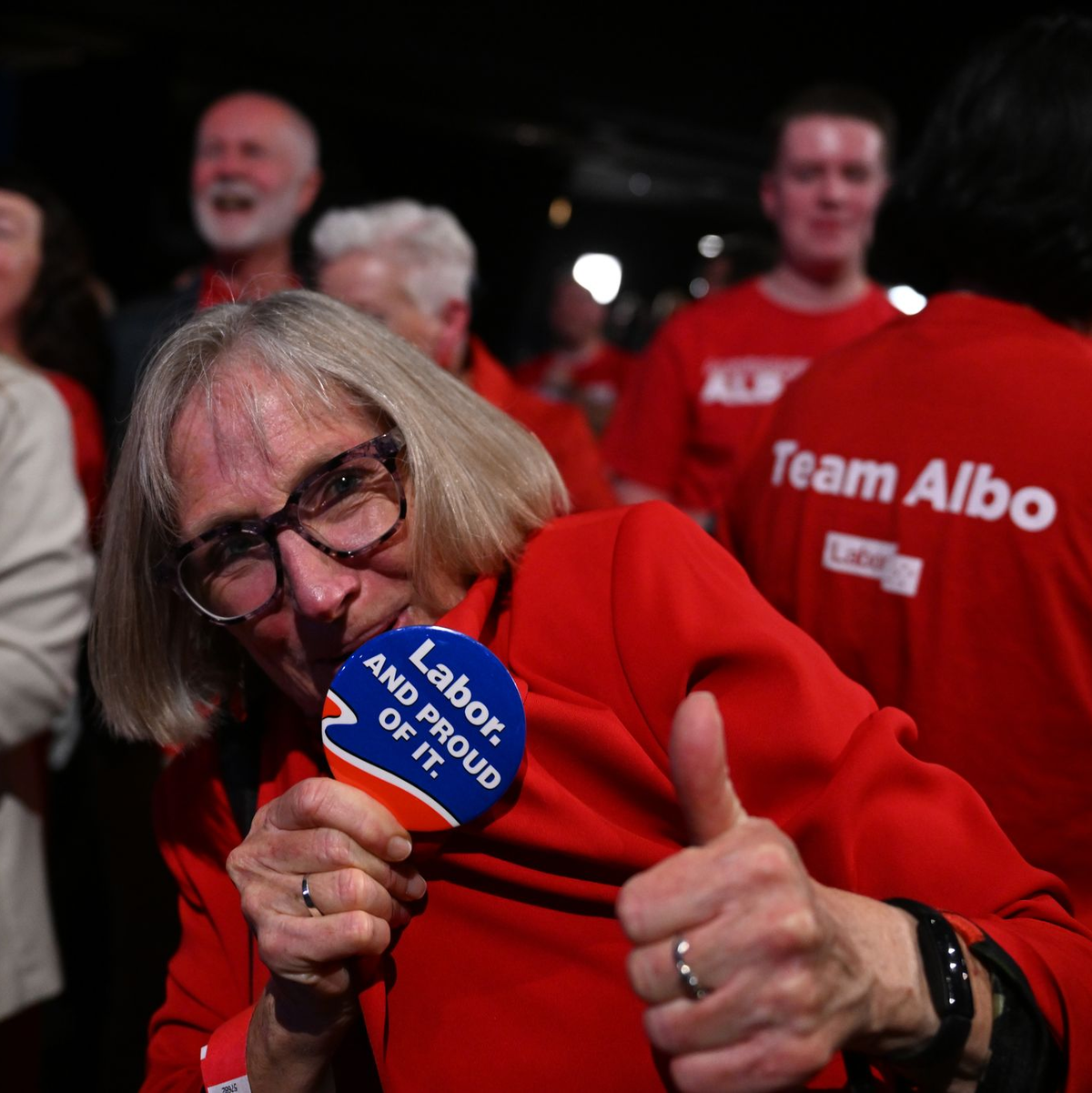 Bei Labor-Anhängern ist der Jubel groß. - Foto: Dean Lewins/AAP/dpa