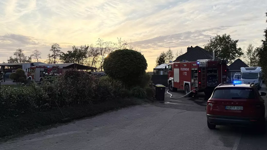 FW-AUR: Brand in Küche eines Wohnhauses - Bild: presseportal.de
