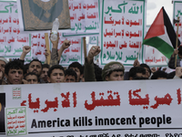 Demonstration im Jemen.  - Foto: Osamah Yahya/dpa