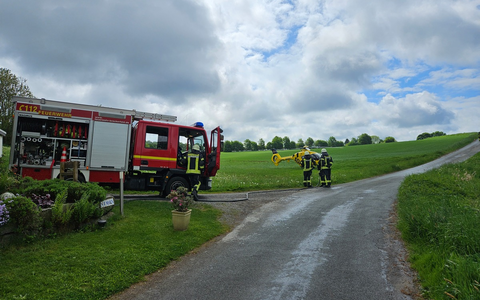 FW-EN: Lande5platzsicherung für Rettungshubschrauber - Foto: presseportal.de