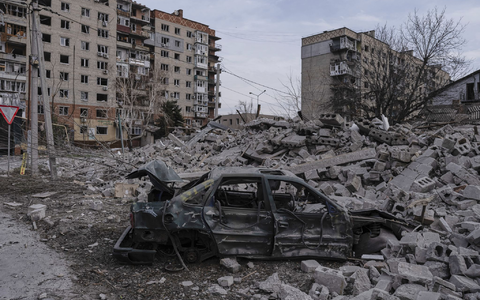 Die ukrainische Stadt Pokrowsk ist nach monatelangem russischem Beschuss weitgehend zerstört. (Archivbild) - Foto: Iryna Rybakova/Ukrainian 93rd Mechanized brigade/AP/dpa