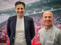 Bei der Vorstellung des Trainers im Juni 2024 gab es noch viel zu lachen, nun sollen Geschäftsführer Christian Keller und Trainer Gerhard Struber beim 1. FC Köln freigestellt worden sein.    - Foto: Christoph Reichwein/dpa