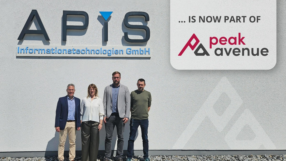 PeakAvenue übernimmt APIS IT GmbH / Expertise und Marktanteil als Booster für zukünftige Technologieoffensive - Foto: presseportal.de