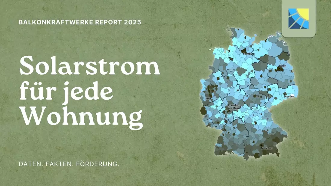 Balkonkraftwerke boomen: Regionen-Ranking zu Mini-Solaranlagen 2025 veröffentlicht - Bild: presseportal.de