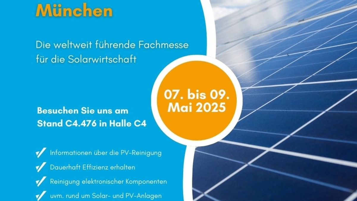 Maximale Erträge durch regelmäßige Reinigung der Photovoltaikanlage - Bremer & Leguil informiert auf der Intersolar München über innovativen Photovoltaikreiniger Rivolta P.H.C. - Foto: presseportal.de