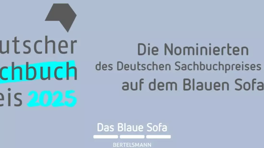 Deutscher Sachbuchpreis 2025: Autor:innen der nominierten Titel auf dem Blauen Sofa - Bild: presseportal.de