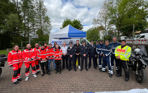 POL-DA: Brombachtal: Motorradfahrer der Polizei Südhessen und Niedersachsen gemeinsam bei Biker Safety Tour - Foto: presseportal.de