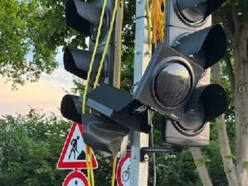 POL-EL: Haselünne - Ampelanlage beschädigt - Zeugen gesucht - Foto: presseportal.de
