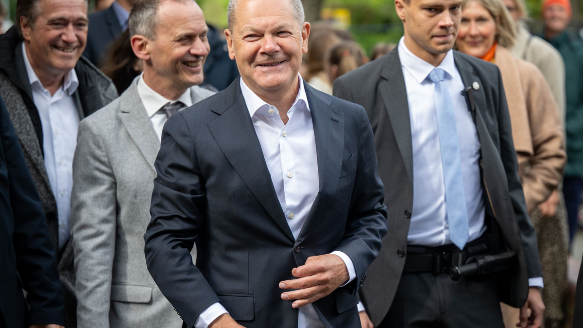 Bundeskanzler Olaf Scholz will ein zurückhaltender Ex-Kanzler sein. - Foto: Soeren Stache/dpa