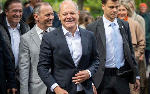 Bundeskanzler Olaf Scholz will ein zurückhaltender Ex-Kanzler sein. - Foto: Soeren Stache/dpa