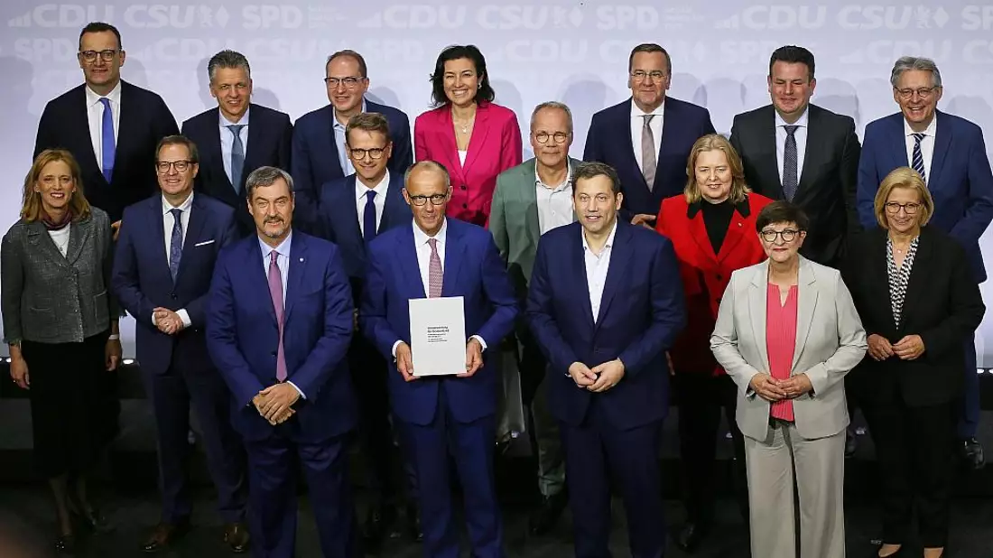 Unterzeichnung Koalitionsvertrag zwischen CDU, CSU und SPD am 05.05.2025 - Bild: über dts Nachrichtenagentur