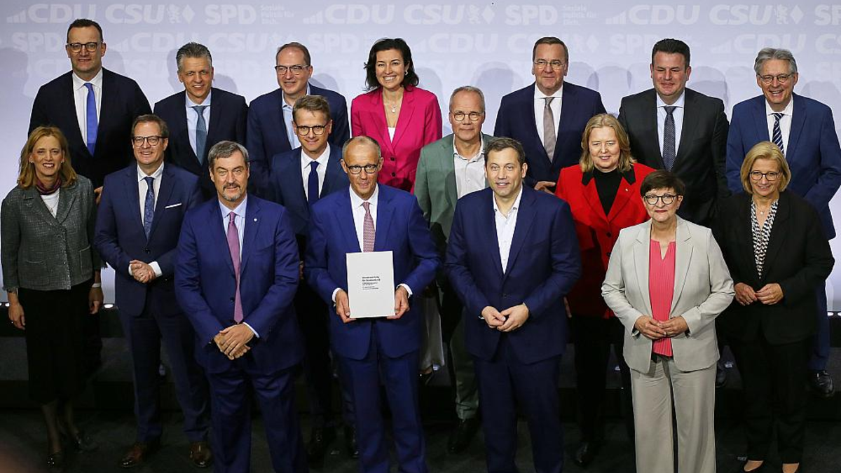 Unterzeichnung Koalitionsvertrag zwischen CDU, CSU und SPD am 05.05.2025 - Foto: über dts Nachrichtenagentur