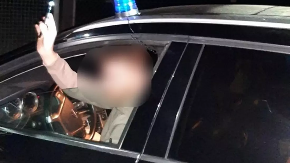 BPOL-FL: Bundespolizisten kontrollieren Kollegen mit Blaulicht - Bild: presseportal.de
