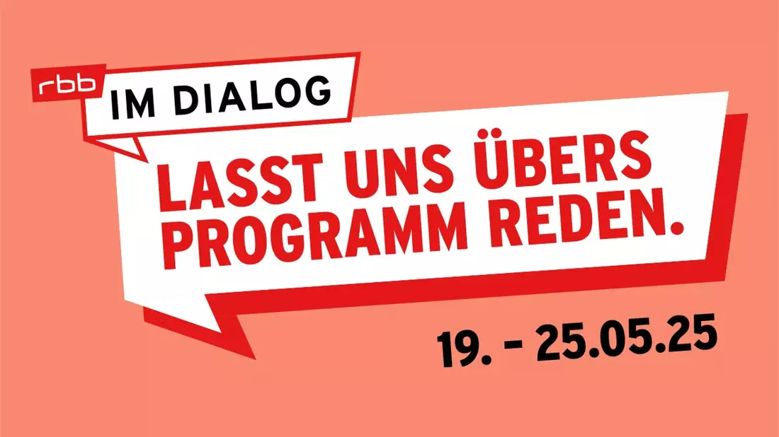 Austausch und persönliche Begegnungen: rbb-Dialogwoche startet wieder am 19. Mai 2025 - Bild: presseportal.de