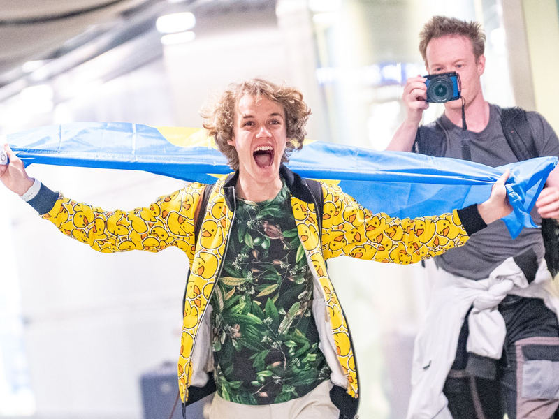 Seine Freundin lernte Luca in Buenos Aires kennen. Sie war zu seinem Erstaunen in Deutschland, als er aus Palau zurückkehrte. «Damit hat mich meine Familie überrascht.» - Foto: Benjamin Westhoff/dpa