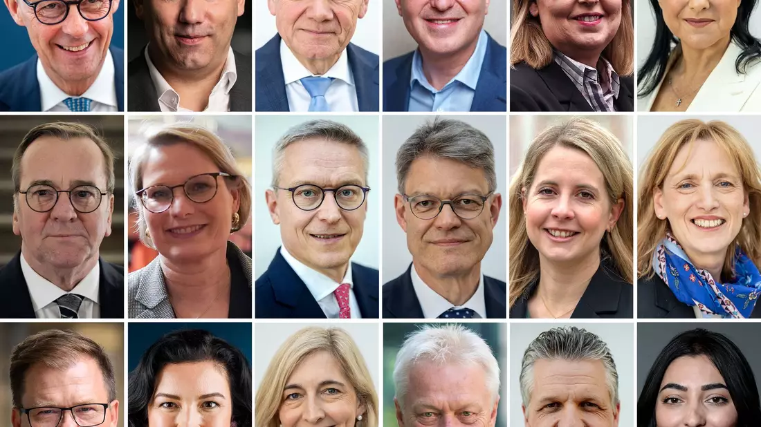 Das Kabinett des designierten Kanzlers Merz ist komplett, der Koalitionsvertrag unterzeichnet.  - Bild: dpa