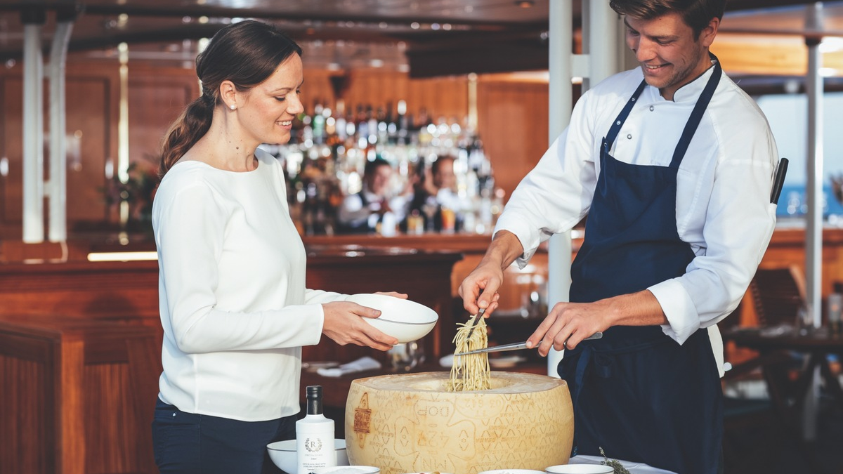 Das Mittelmeer à la carte unter Segeln genießen / Sea Cloud Cruises widmet Herbstprogramm den regionalen Küchen Italiens - Foto: presseportal.de