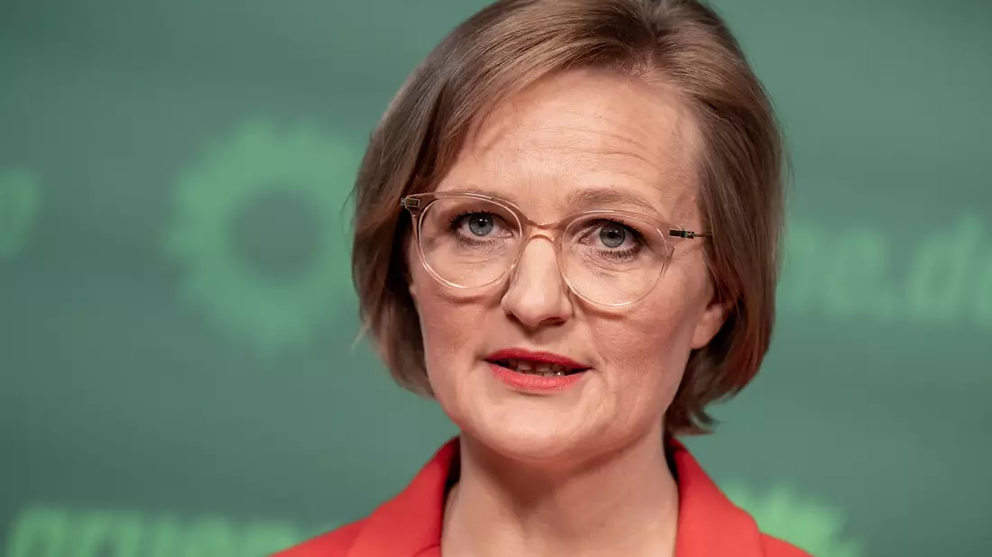 Franziska Brantner ist neben Felix Banaszak seit November 2024 eine Co-Vorsitzende der Grünen. (Archivfoto) - Bild: Michael Kappeler/dpa
