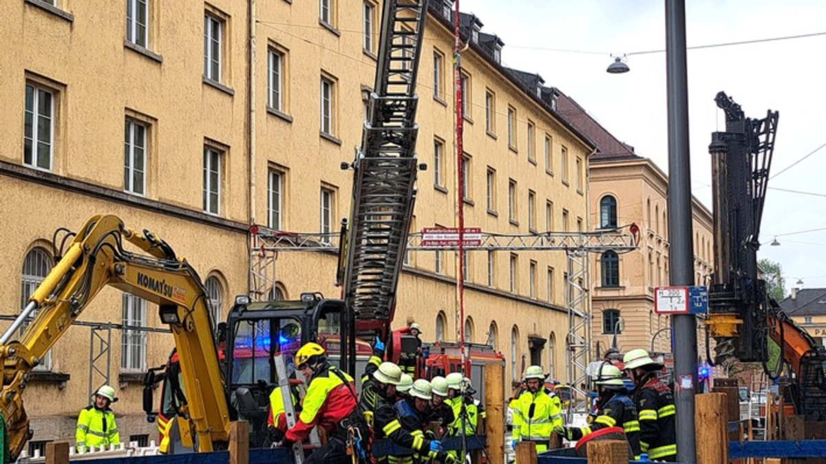 FW-M: Bauarbeiter abgestürzt (Maxvorstadt) - Foto: presseportal.de