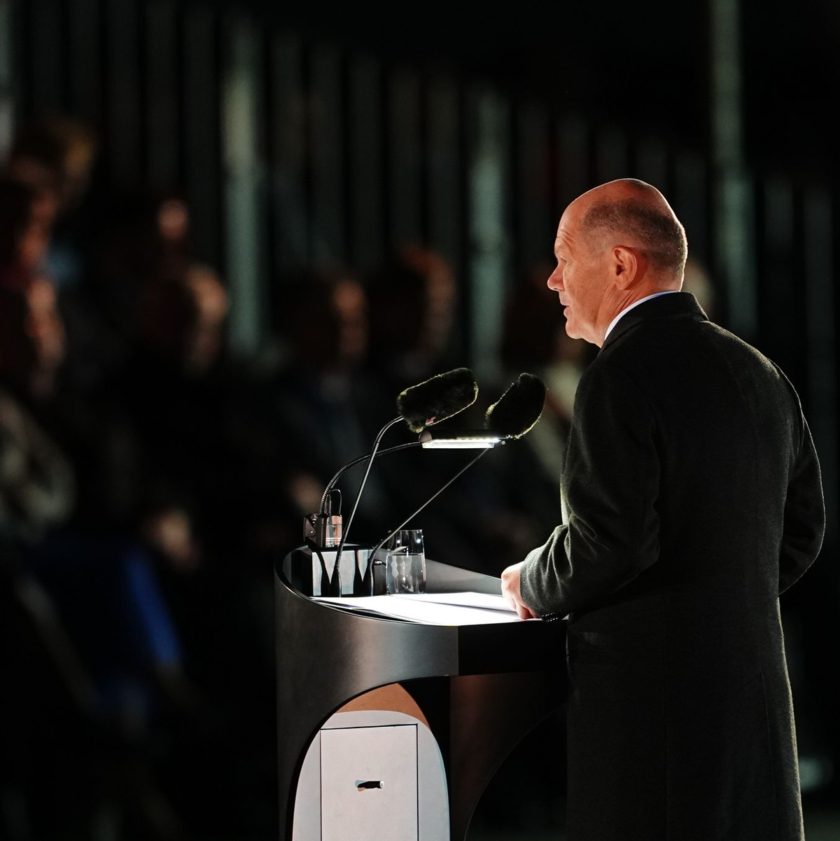 Olaf Scholz verabschiedete sich mit einem Appell.  - Foto: Kay Nietfeld/dpa