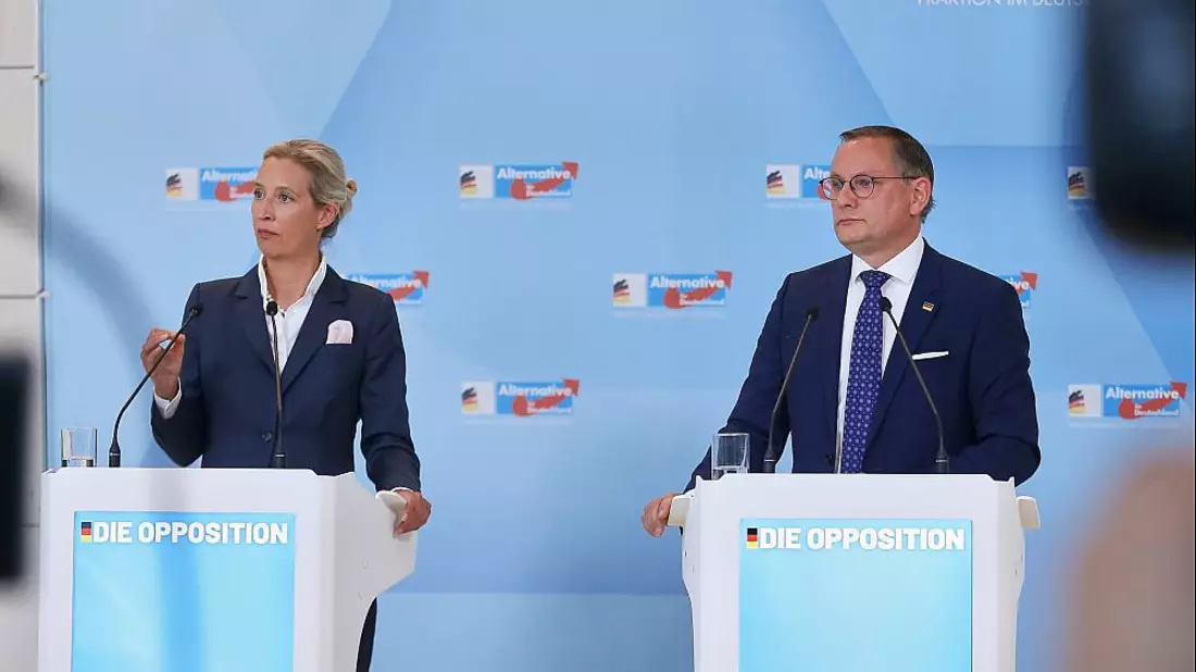 Alice Weidel und Tino Chrupalla am 05.05.2025 - Bild: über dts Nachrichtenagentur