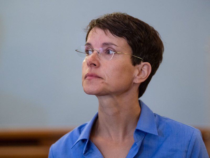 Petry scheiterte nach ihrem AfD-Abgang mit der Blauen Partei - und will nun wieder einen Neuanfang wagen. (Archivbild) - Foto: Hendrik Schmidt/dpa-Zentralbild/dpa