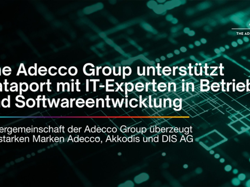 Großauftrag im öffentlichen Sektor: The Adecco Group unterstützt Dataport mit IT-Experten in Betrieb und Softwareentwicklung - Foto: presseportal.de