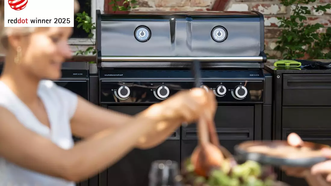 Ausgezeichnet: HEAT Outdoorküche von Outdoorchef erhält Red Dot Design Award - Bild: presseportal.de