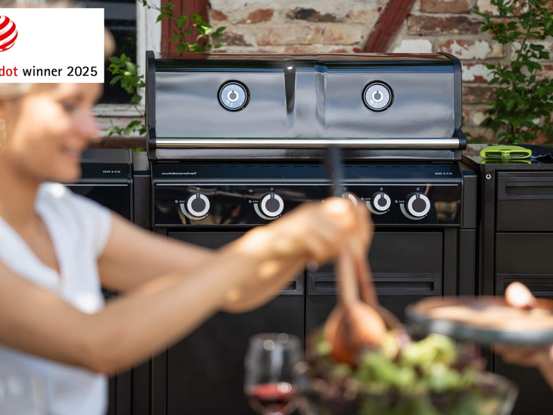 Ausgezeichnet: HEAT Outdoorküche von Outdoorchef erhält Red Dot Design Award - Foto: presseportal.de
